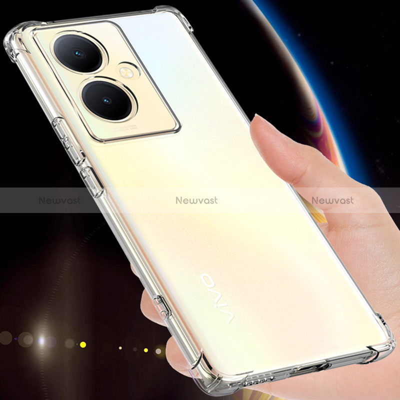 Ultra-thin Transparent TPU Soft Case T02 for Vivo V29 Lite 5G Clear