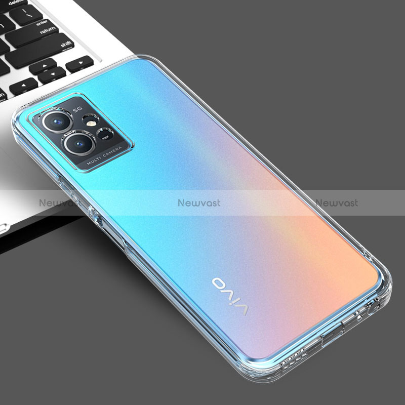 Ultra-thin Transparent TPU Soft Case T02 for Vivo Y75 5G Clear