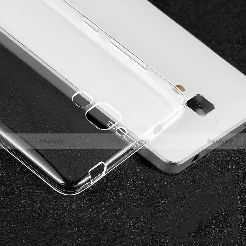 Ultra-thin Transparent TPU Soft Case T02 for Xiaomi Mi 4 Clear