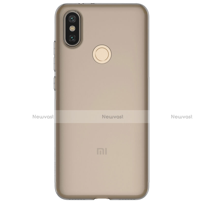 Ultra-thin Transparent TPU Soft Case T02 for Xiaomi Mi A2 Gray