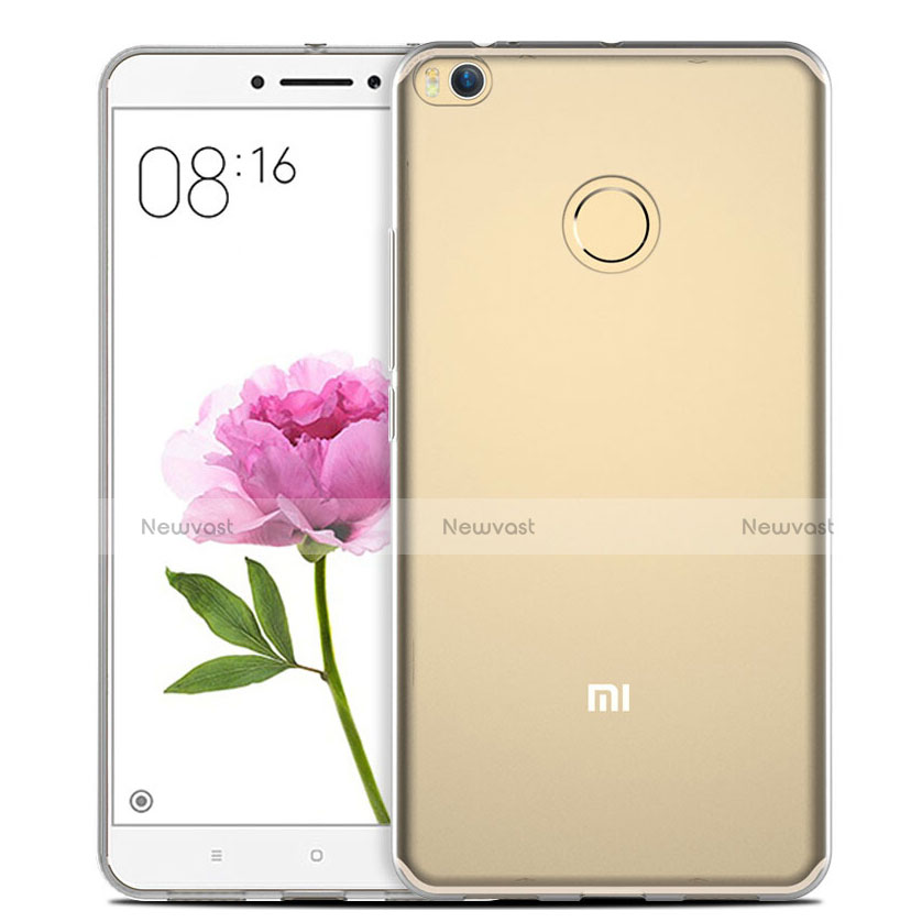 Ultra-thin Transparent TPU Soft Case T02 for Xiaomi Mi Max 2 Clear