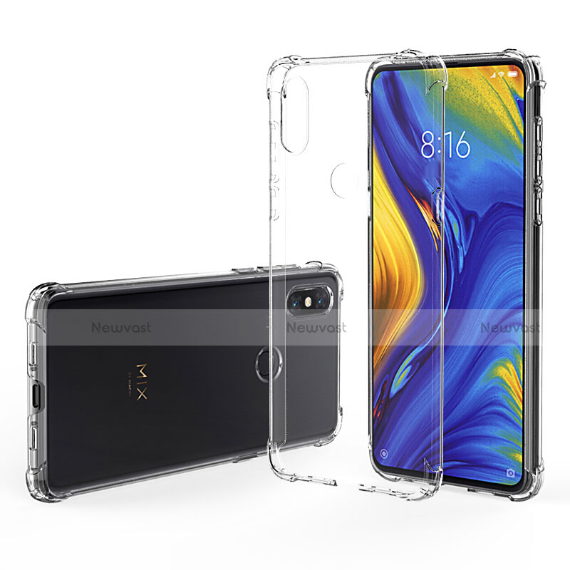 Ultra-thin Transparent TPU Soft Case T02 for Xiaomi Mi Mix 3 Clear