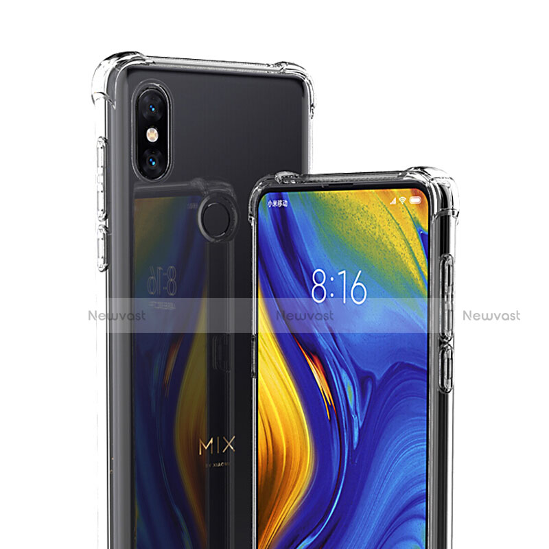 Ultra-thin Transparent TPU Soft Case T02 for Xiaomi Mi Mix 3 Clear