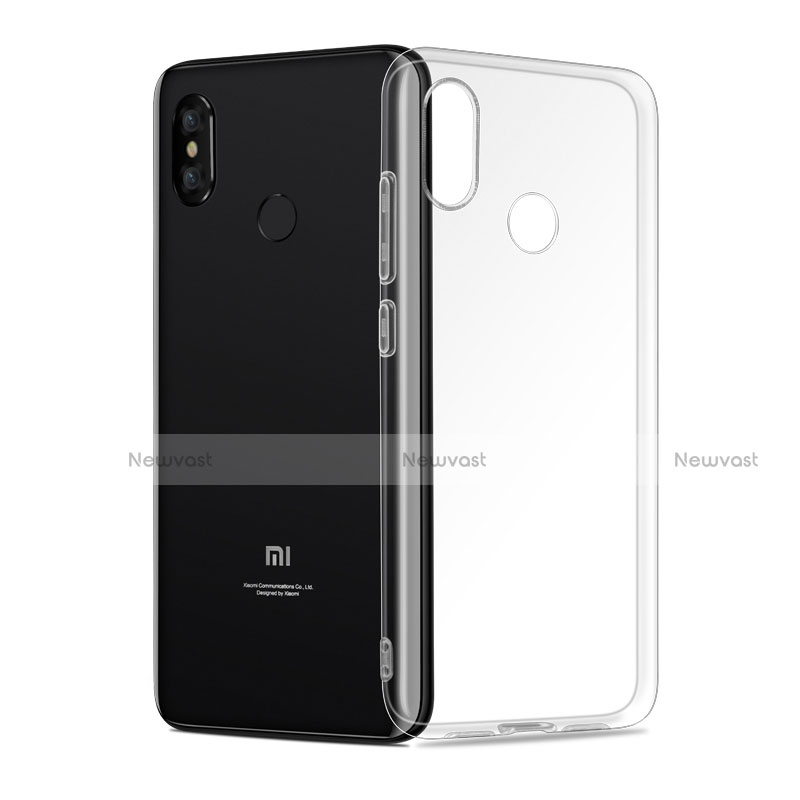 Ultra-thin Transparent TPU Soft Case T02 for Xiaomi Mi Play 4G Clear