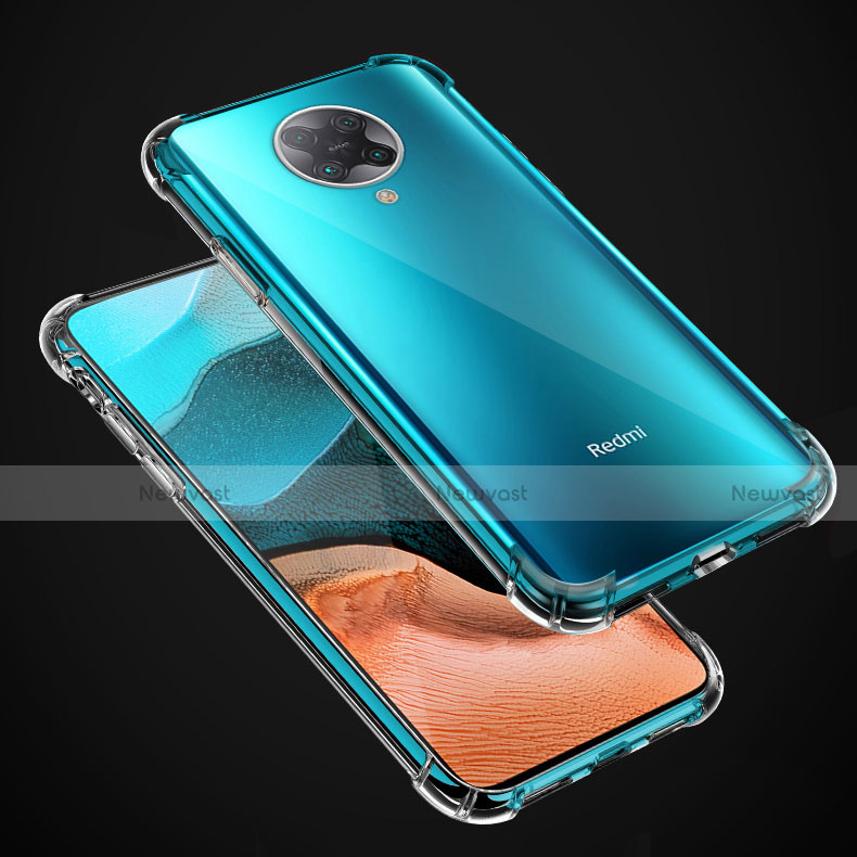 Ultra-thin Transparent TPU Soft Case T02 for Xiaomi Poco F2 Pro Clear