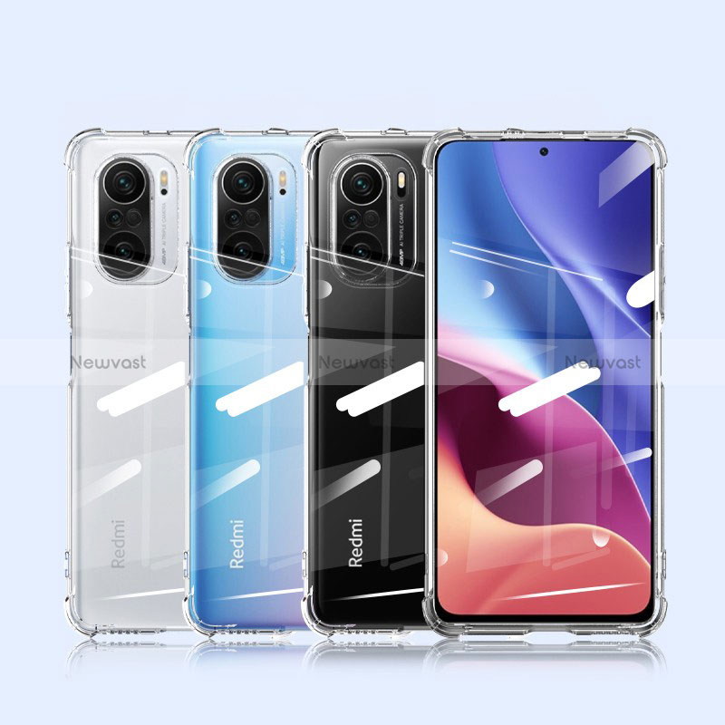 Ultra-thin Transparent TPU Soft Case T02 for Xiaomi Poco F3 5G Clear