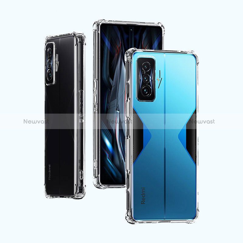 Ultra-thin Transparent TPU Soft Case T02 for Xiaomi Poco F4 GT 5G Clear