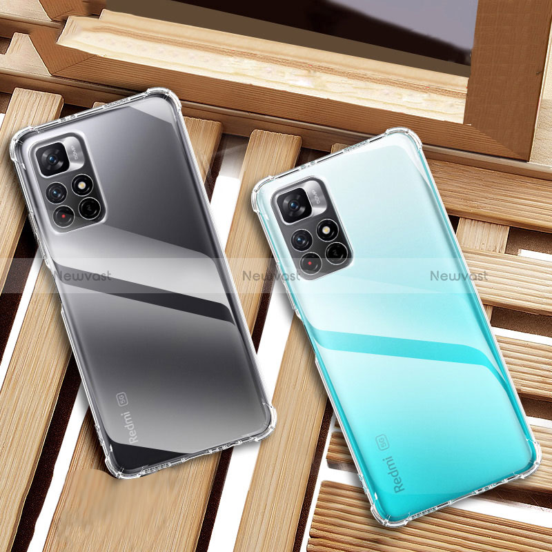 Ultra-thin Transparent TPU Soft Case T02 for Xiaomi Poco M4 Pro 5G Clear