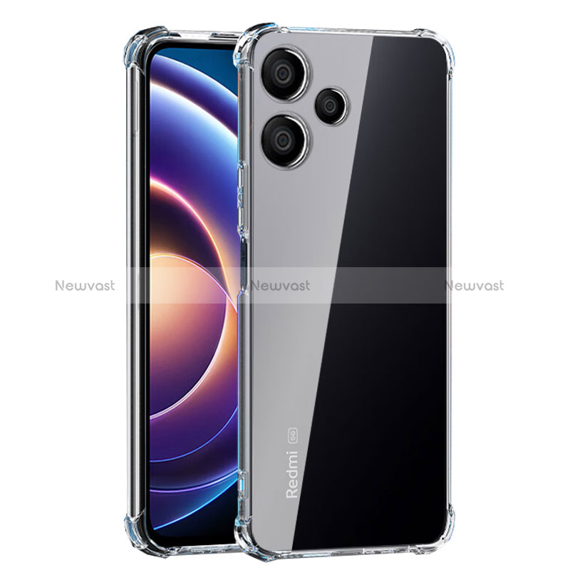 Ultra-thin Transparent TPU Soft Case T02 for Xiaomi Poco M6 Pro 5G Clear