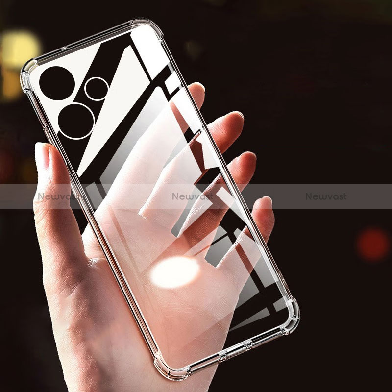 Ultra-thin Transparent TPU Soft Case T02 for Xiaomi Poco M6 Pro 5G Clear