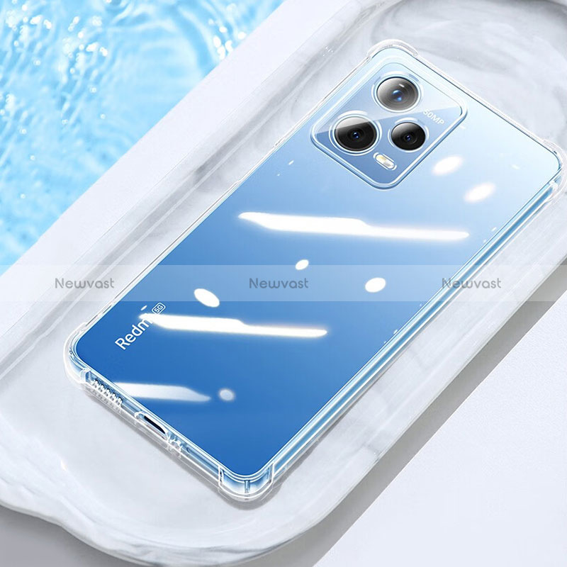 Ultra-thin Transparent TPU Soft Case T02 for Xiaomi Poco X5 5G Clear