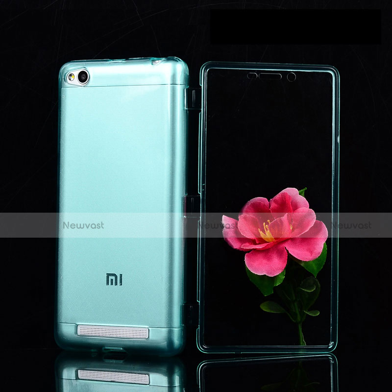 Ultra-thin Transparent TPU Soft Case T02 for Xiaomi Redmi 3 Blue