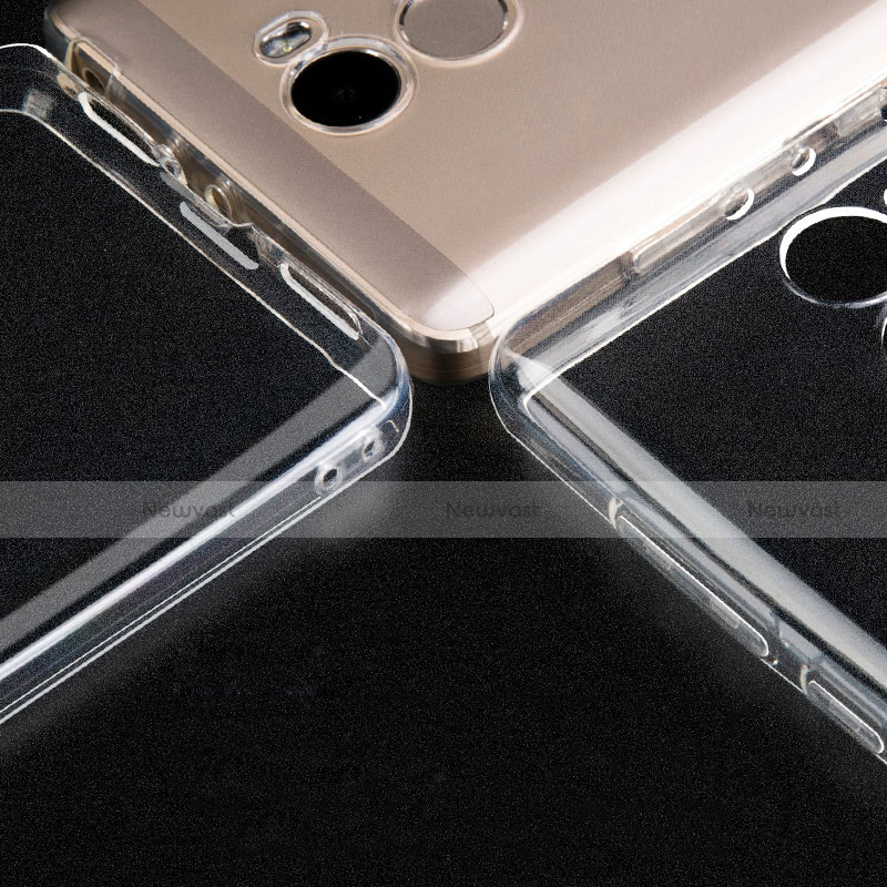 Ultra-thin Transparent TPU Soft Case T02 for Xiaomi Redmi 4 Standard Edition Clear