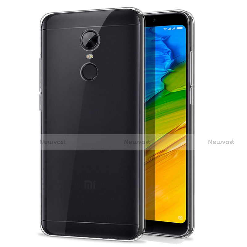 Ultra-thin Transparent TPU Soft Case T02 for Xiaomi Redmi 5 Plus Clear