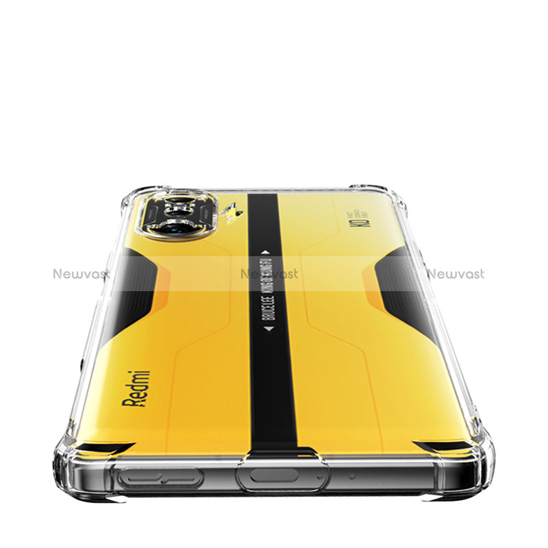 Ultra-thin Transparent TPU Soft Case T02 for Xiaomi Redmi K40 Gaming 5G Clear