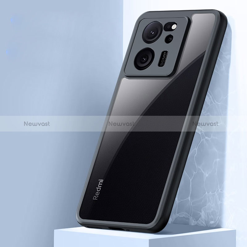 Ultra-thin Transparent TPU Soft Case T02 for Xiaomi Redmi K60 Ultra 5G Black