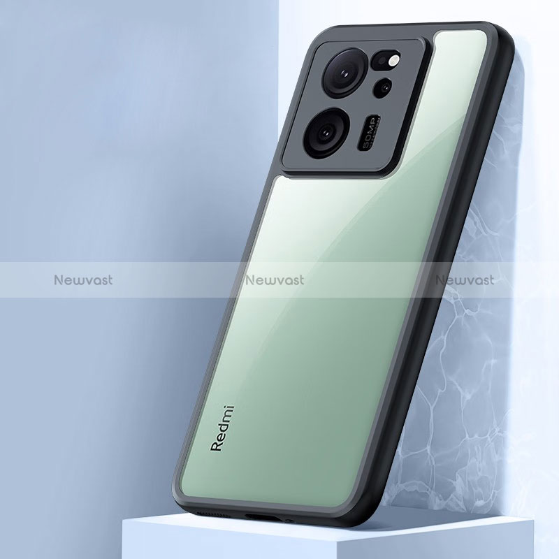 Ultra-thin Transparent TPU Soft Case T02 for Xiaomi Redmi K60 Ultra 5G Black