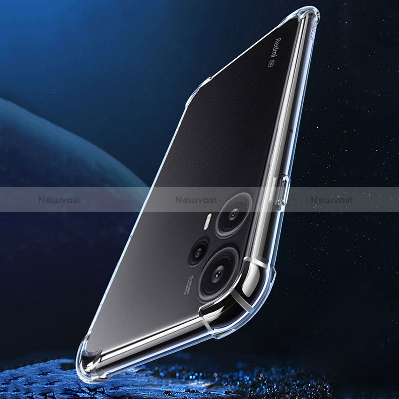 Ultra-thin Transparent TPU Soft Case T02 for Xiaomi Redmi Note 12 Turbo 5G Clear