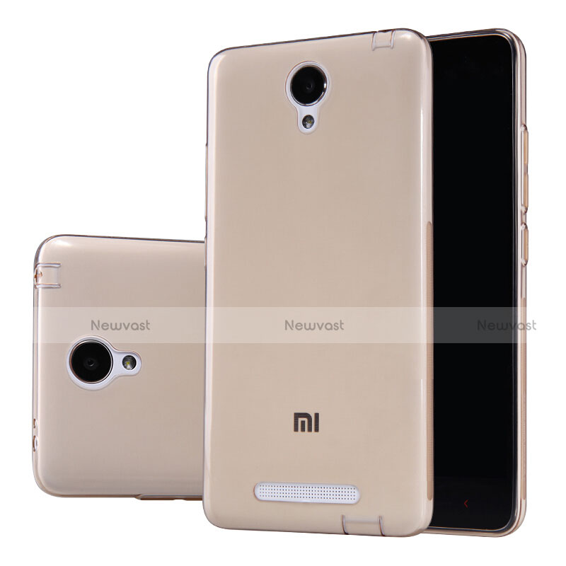 Ultra-thin Transparent TPU Soft Case T02 for Xiaomi Redmi Note 2 Gold