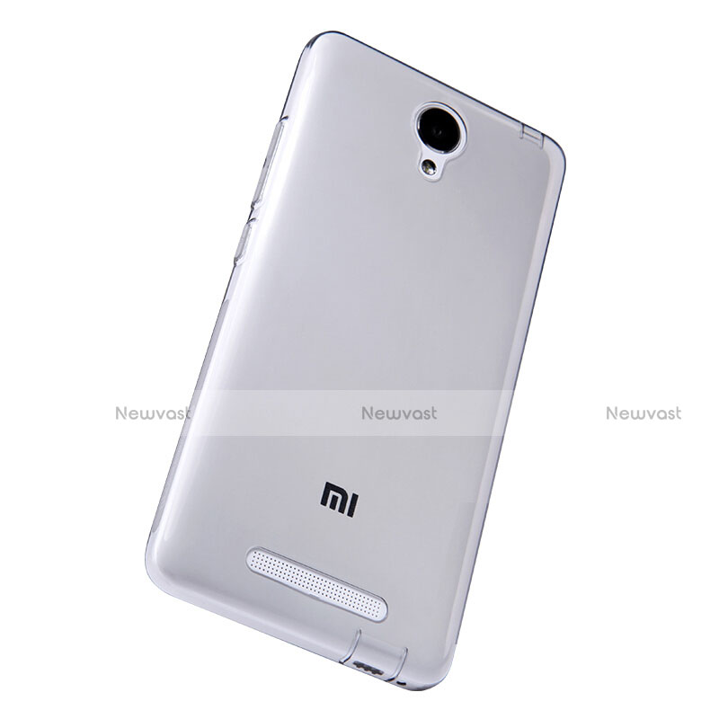 Ultra-thin Transparent TPU Soft Case T02 for Xiaomi Redmi Note 2 Gray