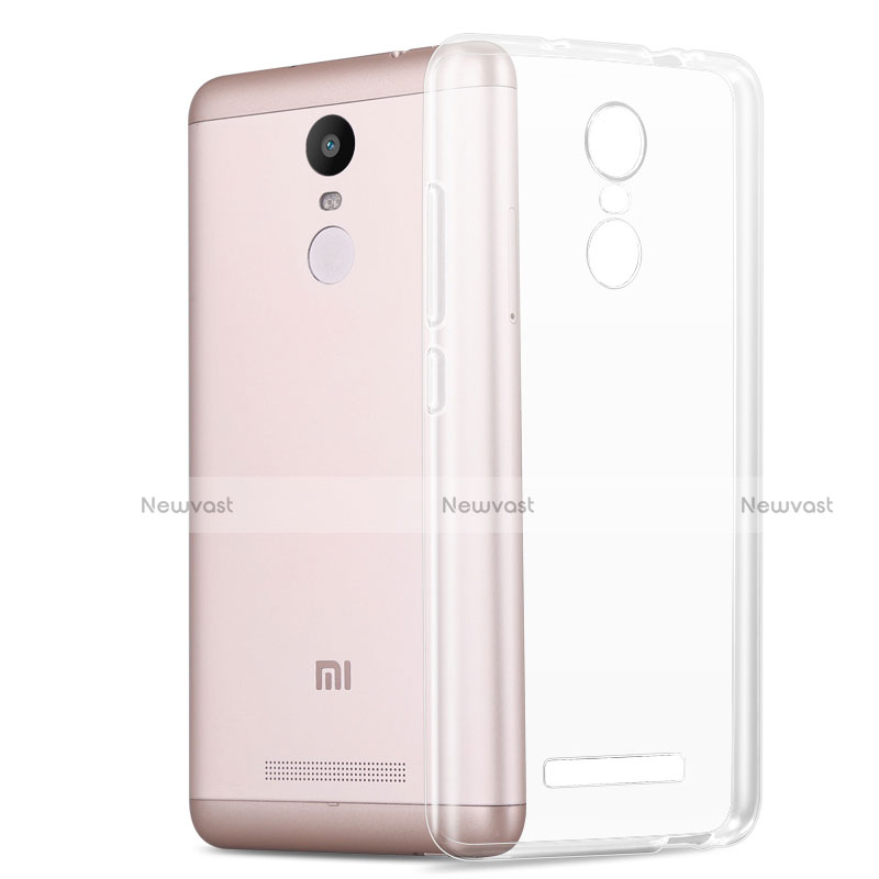 Ultra-thin Transparent TPU Soft Case T02 for Xiaomi Redmi Note 3 Clear