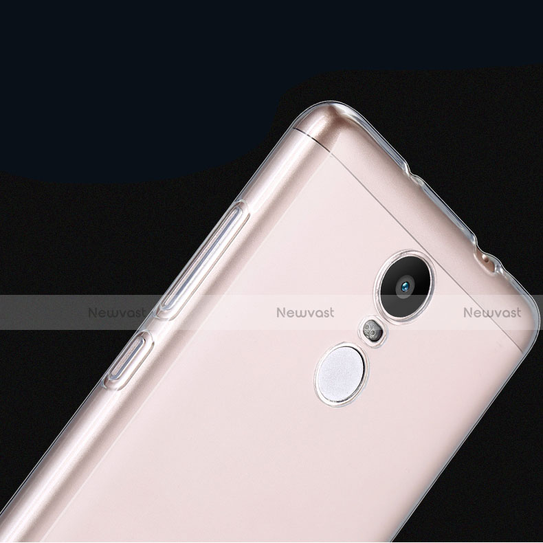 Ultra-thin Transparent TPU Soft Case T02 for Xiaomi Redmi Note 3 MediaTek Clear