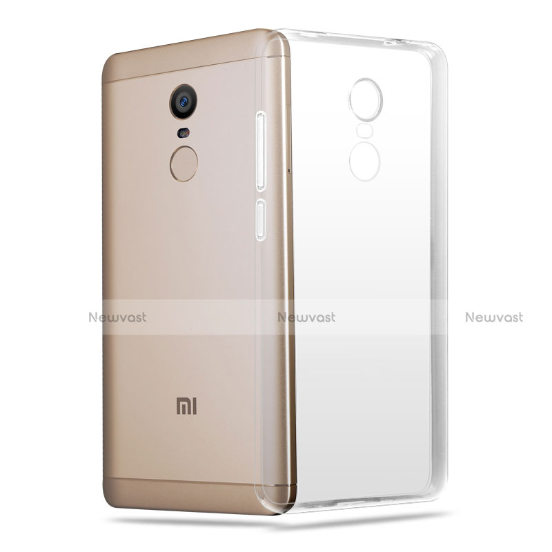 Ultra-thin Transparent TPU Soft Case T02 for Xiaomi Redmi Note 4 Clear