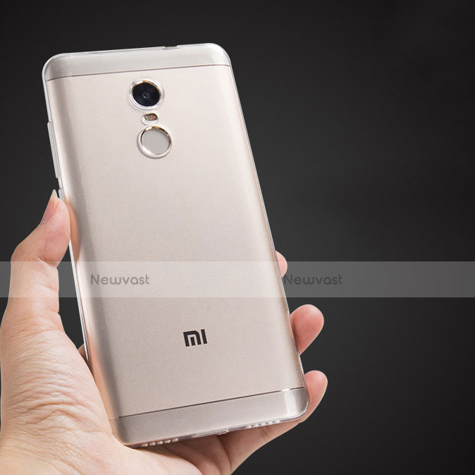 Ultra-thin Transparent TPU Soft Case T02 for Xiaomi Redmi Note 4 Standard Edition Clear