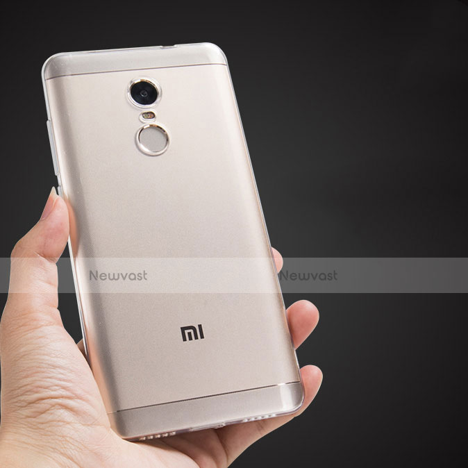 Ultra-thin Transparent TPU Soft Case T02 for Xiaomi Redmi Note 4X Clear