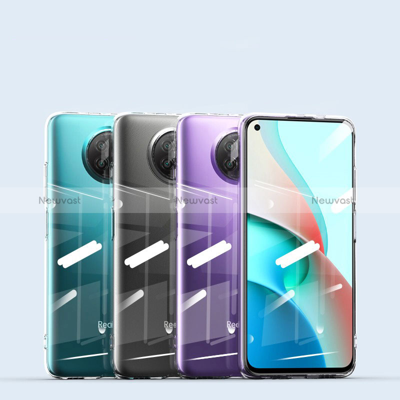 Ultra-thin Transparent TPU Soft Case T02 for Xiaomi Redmi Note 9T 5G Clear