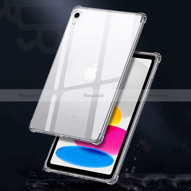 Ultra-thin Transparent TPU Soft Case T03 for Apple iPad 10.9 (2022) Clear