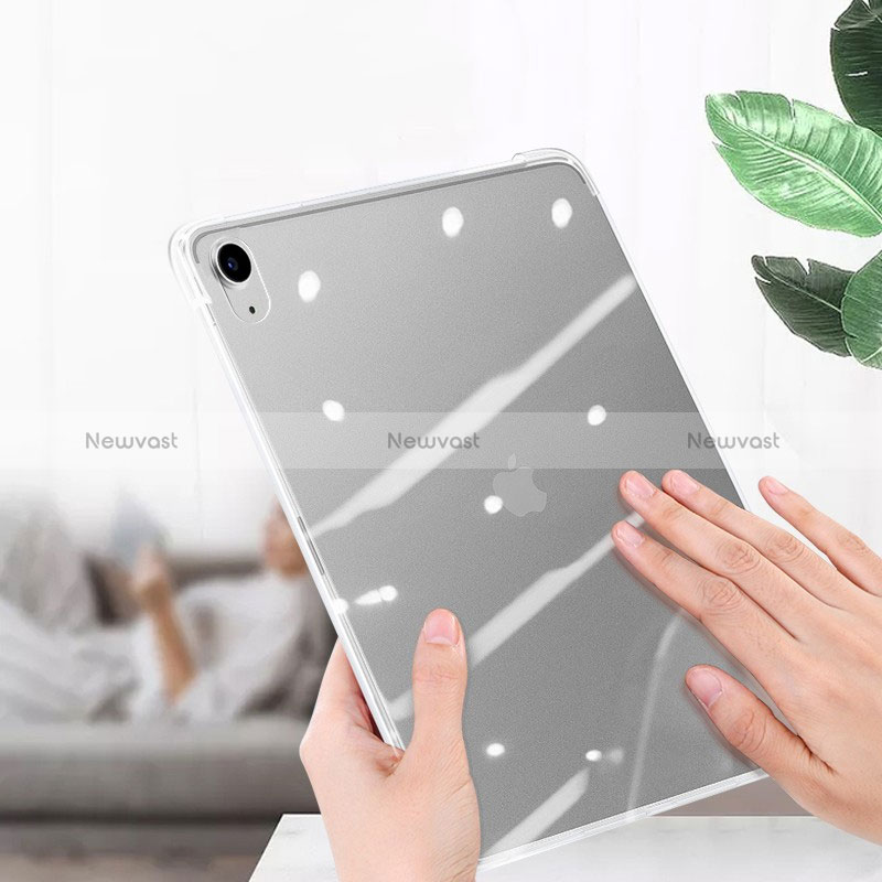 Ultra-thin Transparent TPU Soft Case T03 for Apple iPad Air 5 10.9 (2022) Clear