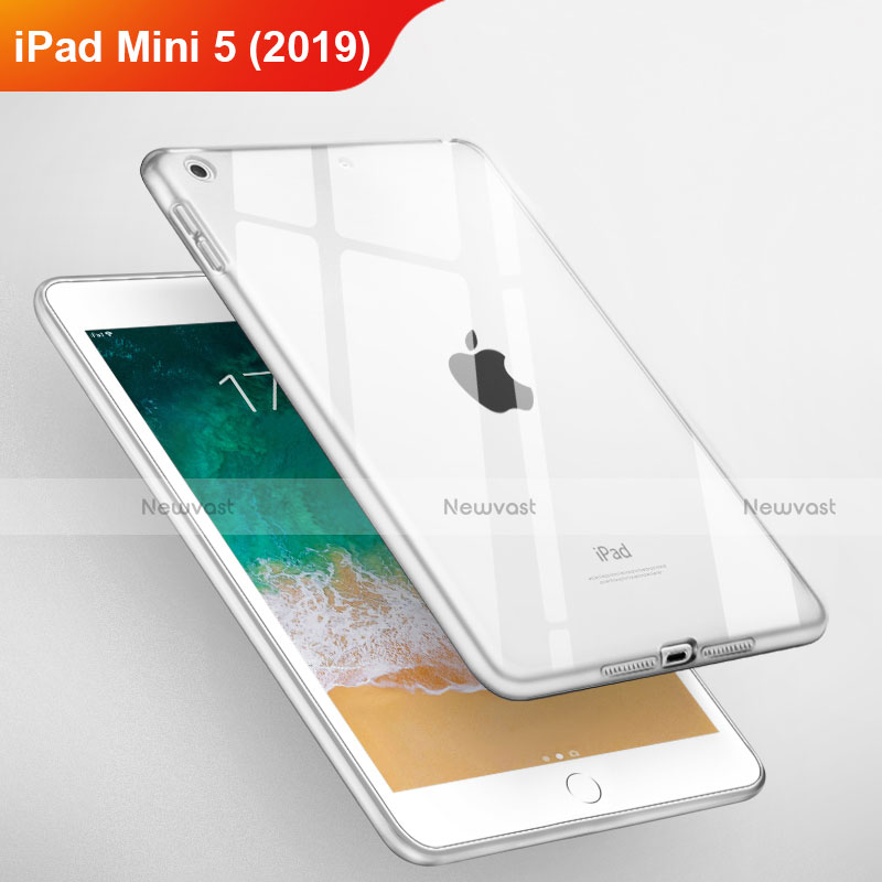 Ultra-thin Transparent TPU Soft Case T03 for Apple iPad Mini 5 (2019) Clear