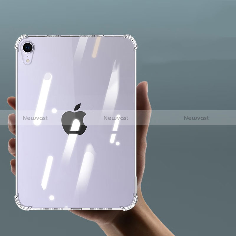 Ultra-thin Transparent TPU Soft Case T03 for Apple iPad Mini 6 Clear