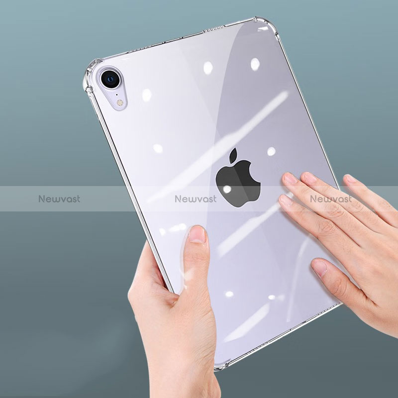 Ultra-thin Transparent TPU Soft Case T03 for Apple iPad Mini 6 Clear