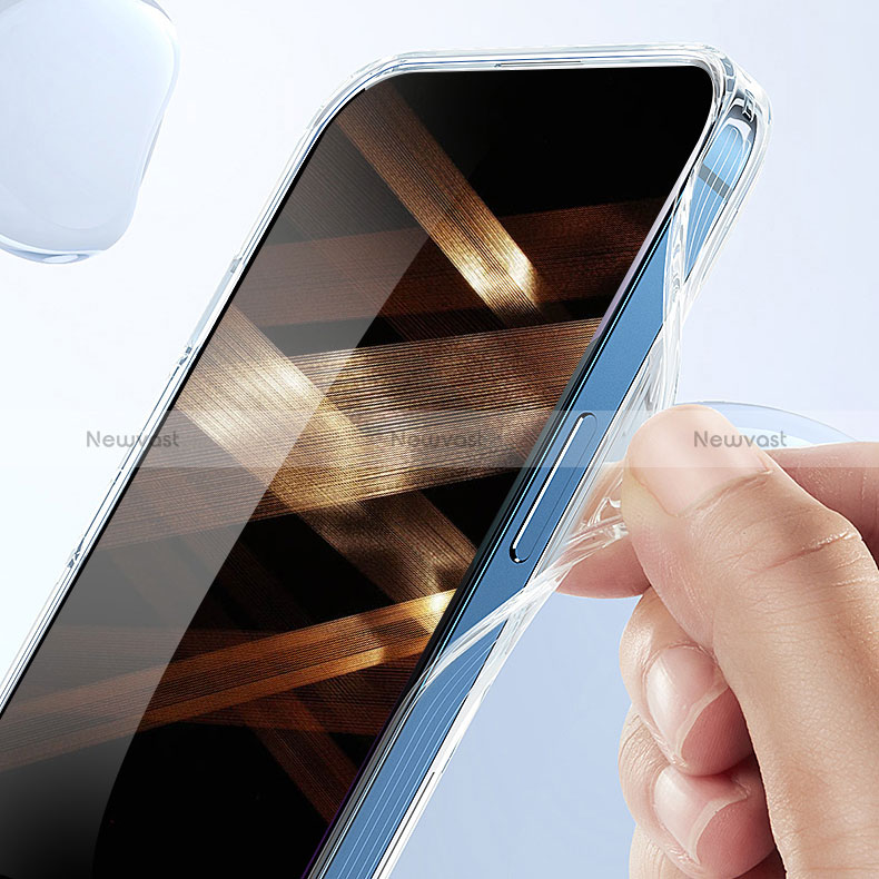 Ultra-thin Transparent TPU Soft Case T03 for Apple iPhone 15 Clear