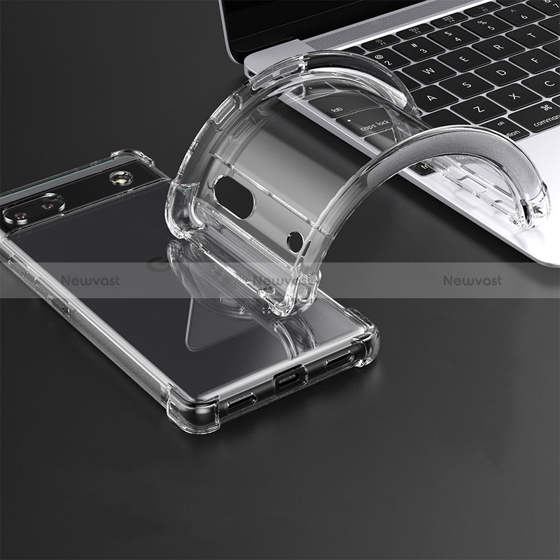 Ultra-thin Transparent TPU Soft Case T03 for Google Pixel 6a 5G Clear