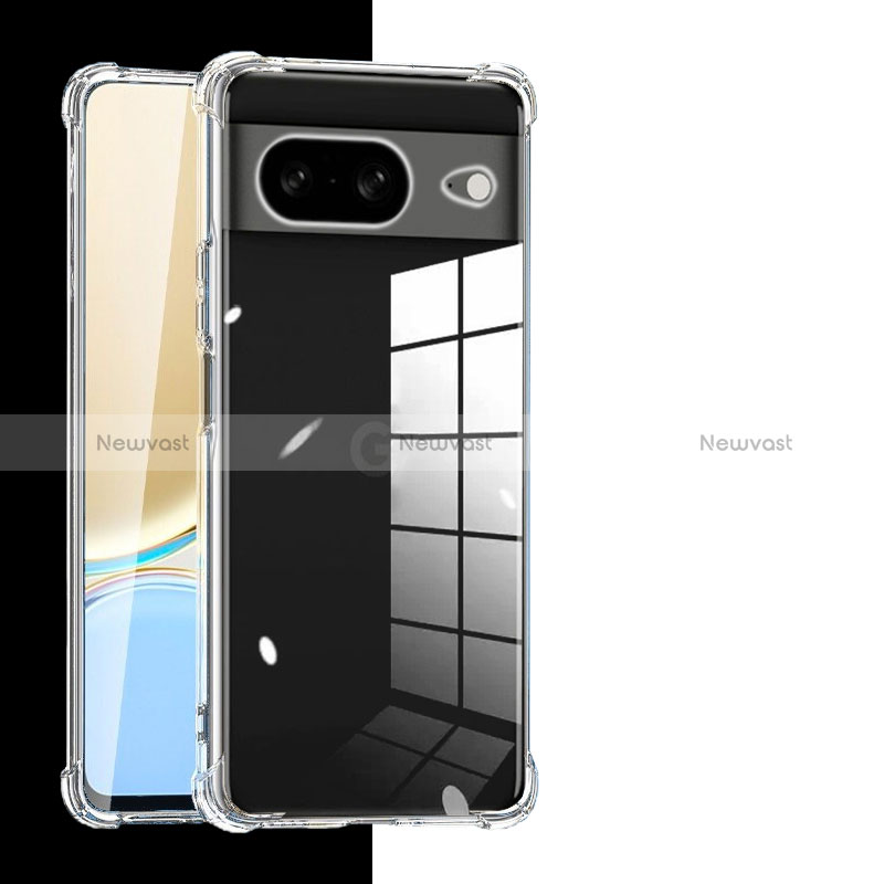 Ultra-thin Transparent TPU Soft Case T03 for Google Pixel 8 5G Clear