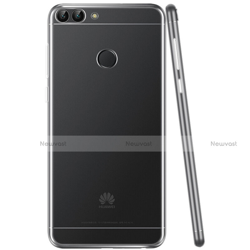 Ultra-thin Transparent TPU Soft Case T03 for Huawei Enjoy 7S Clear