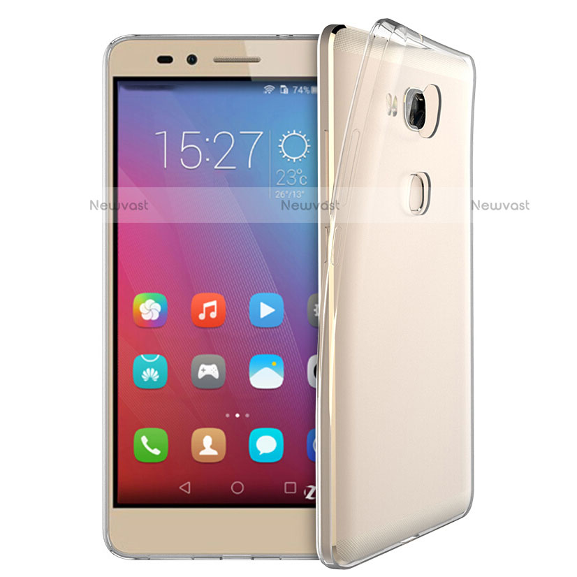 Ultra-thin Transparent TPU Soft Case T03 for Huawei Honor 5X Clear