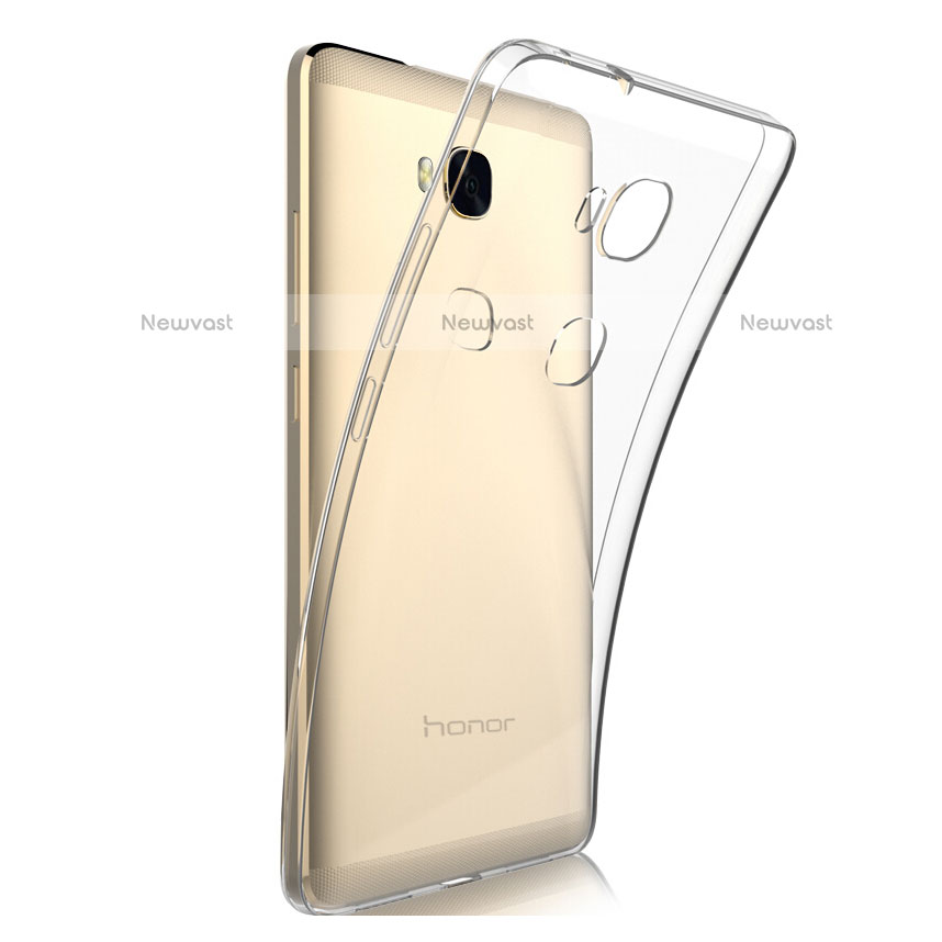 Ultra-thin Transparent TPU Soft Case T03 for Huawei Honor 5X Clear