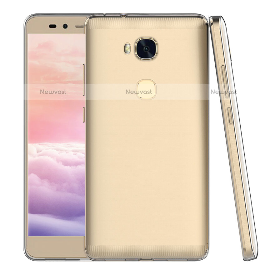 Ultra-thin Transparent TPU Soft Case T03 for Huawei Honor 5X Clear