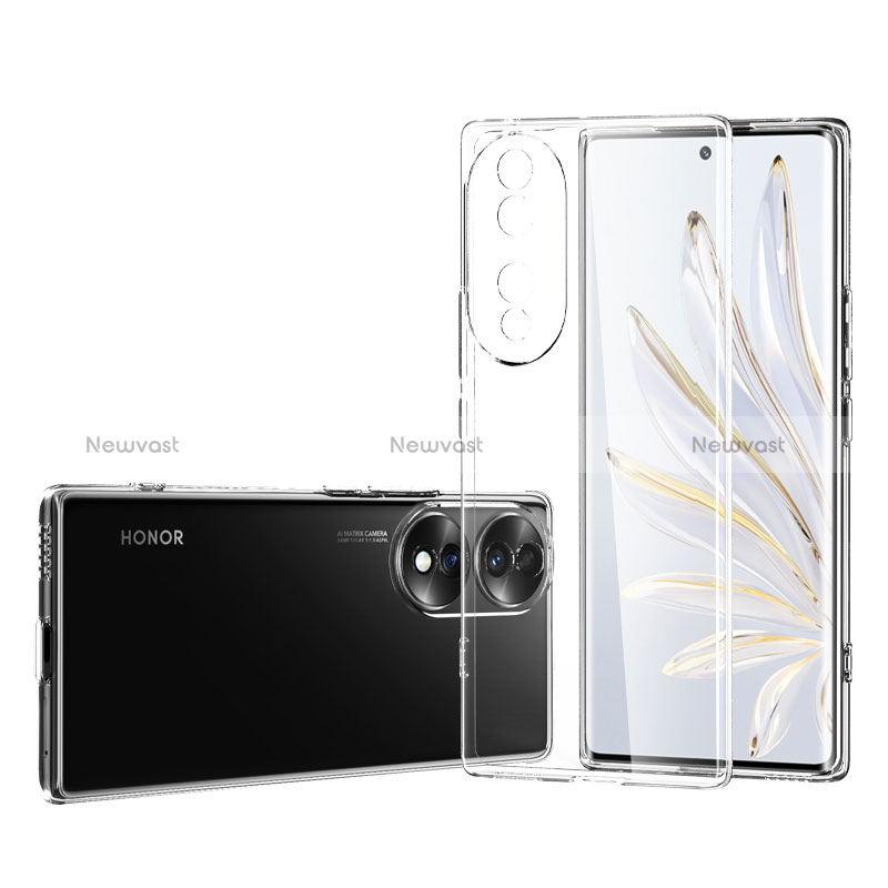 Ultra-thin Transparent TPU Soft Case T03 for Huawei Honor 70 5G Clear