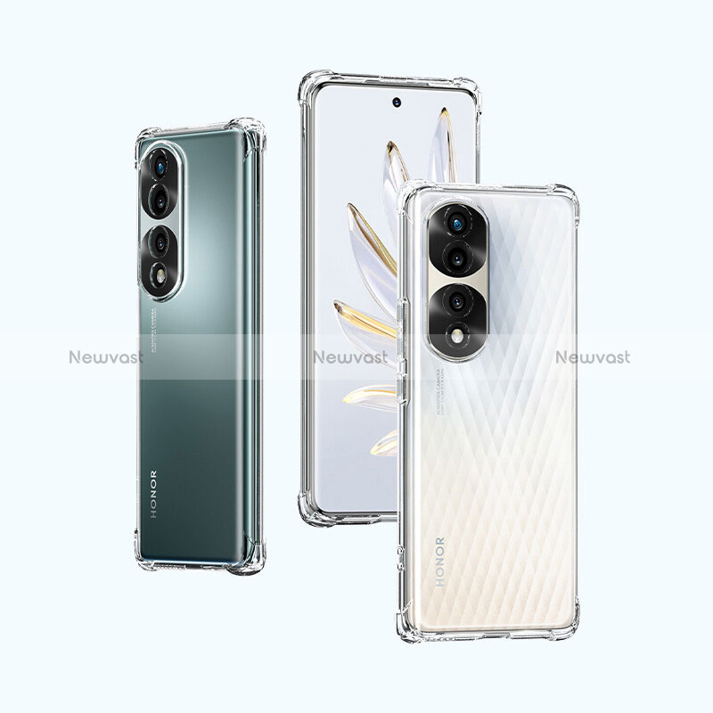 Ultra-thin Transparent TPU Soft Case T03 for Huawei Honor 70 Pro+ Plus 5G Clear