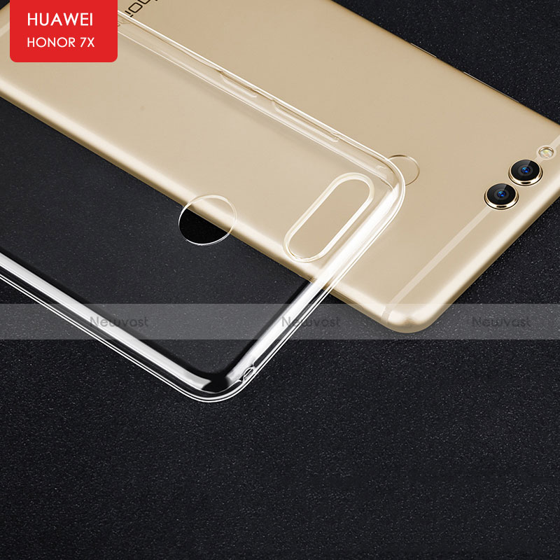 Ultra-thin Transparent TPU Soft Case T03 for Huawei Honor 7X Clear