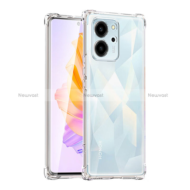 Ultra-thin Transparent TPU Soft Case T03 for Huawei Honor 80 SE 5G Clear