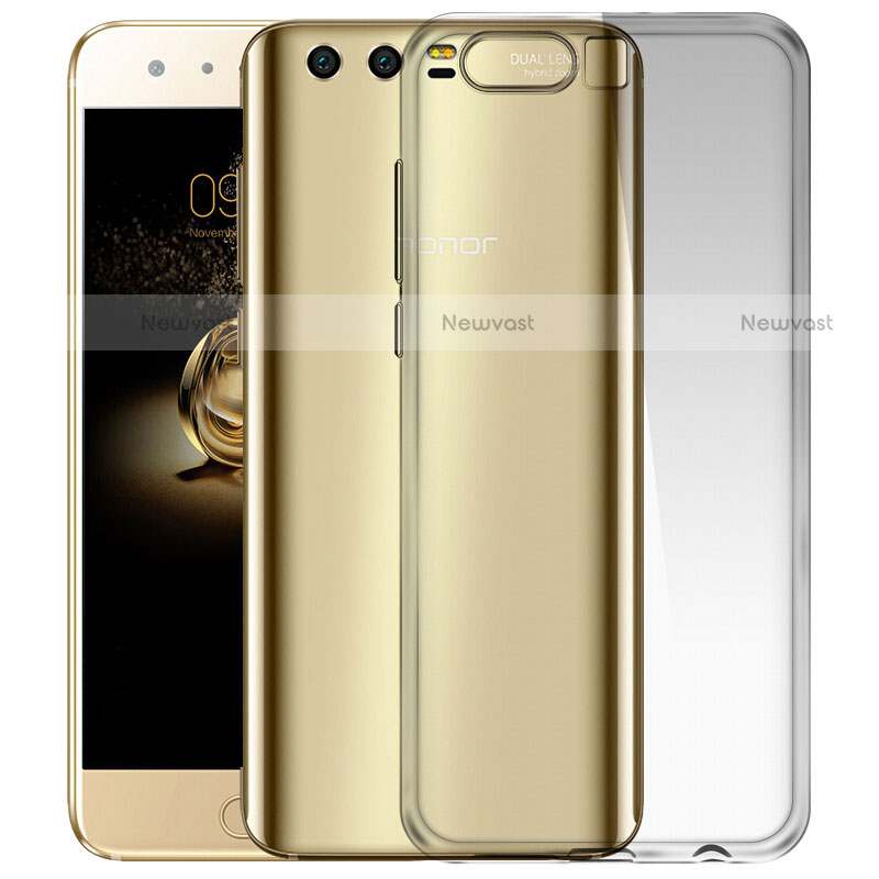 Ultra-thin Transparent TPU Soft Case T03 for Huawei Honor 9 Premium Gray