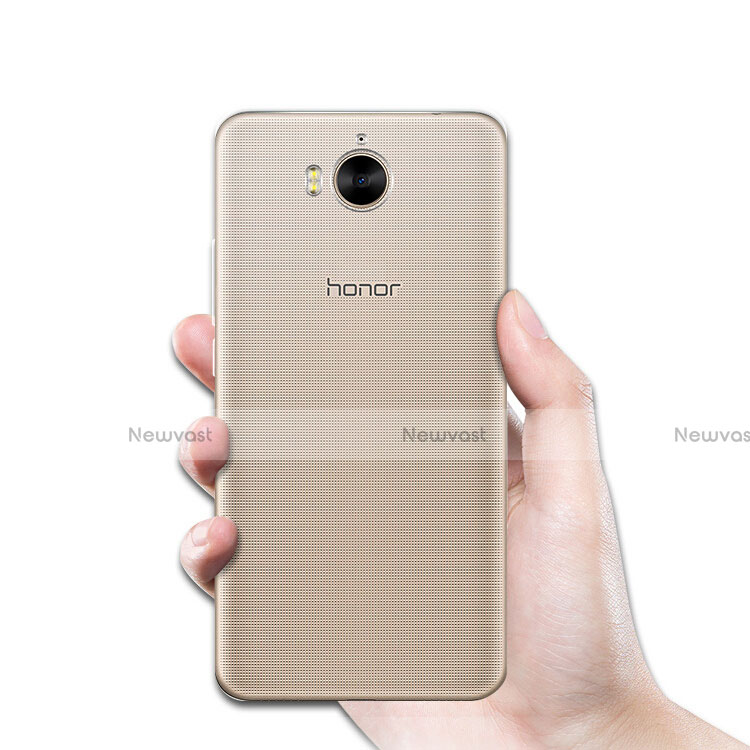 Ultra-thin Transparent TPU Soft Case T03 for Huawei Honor Play 6 Clear