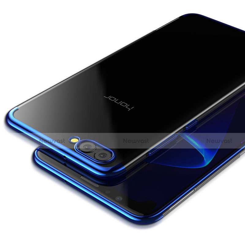 Ultra-thin Transparent TPU Soft Case T03 for Huawei Honor V10 Blue