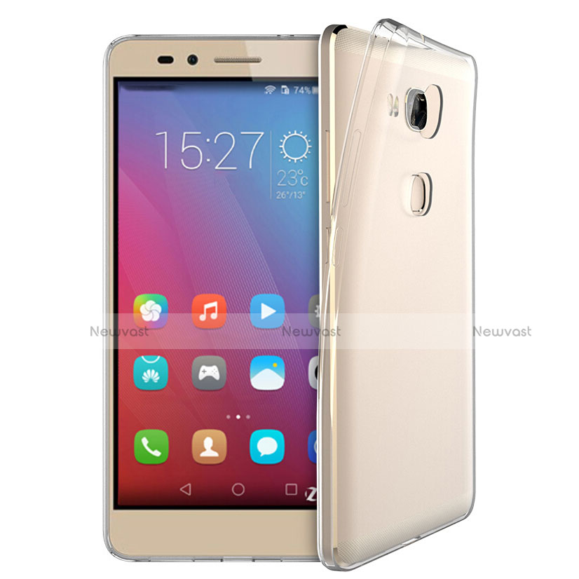 Ultra-thin Transparent TPU Soft Case T03 for Huawei Honor X5 Clear